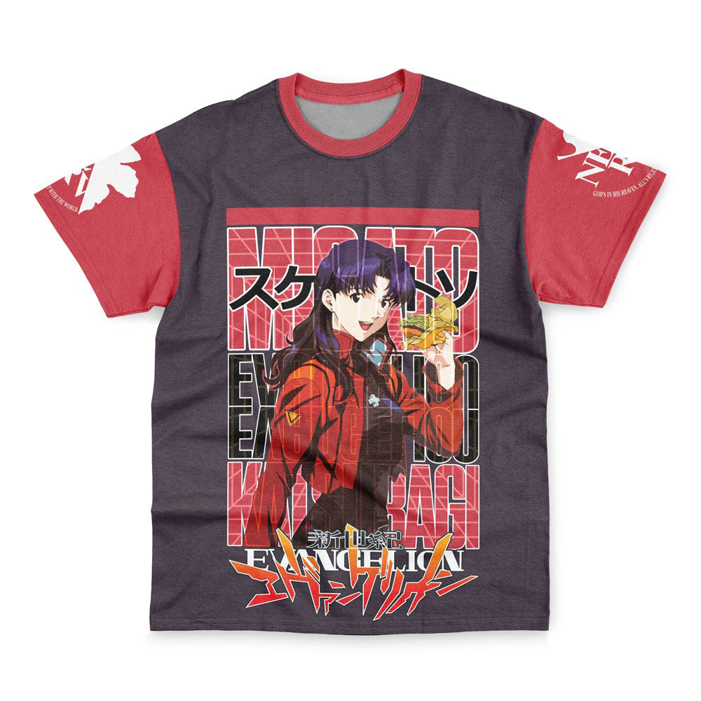 Misato Katsuragi Neon Genesis Evangelion Streetwear T-Shirt