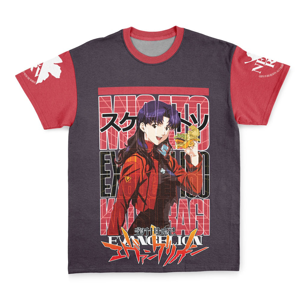 Misato Katsuragi Neon Genesis Evangelion Streetwear T-Shirt