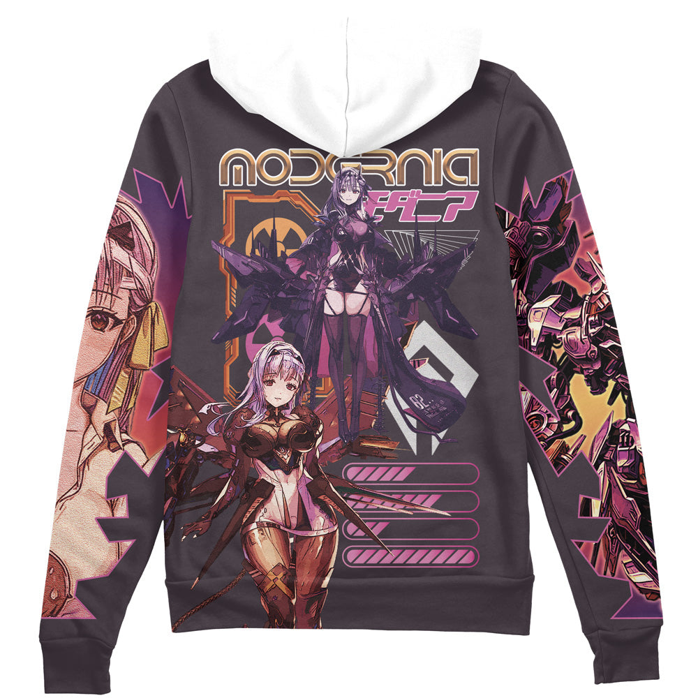 Modernia Nikke Streetwear Zip Hoodie Jacket