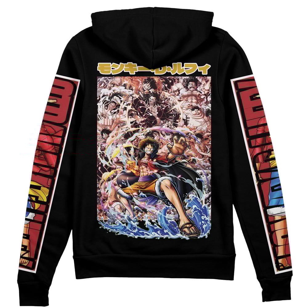 Monkey D. Luffy One Piece" Streetwear Zip Hoodie Jacket