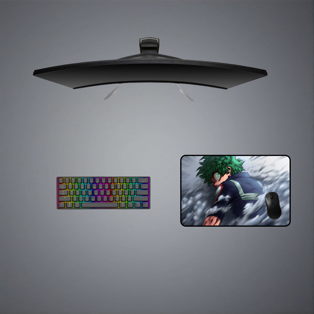 Deku Smoke Design M-XXL Size Gaming Mouse Pad, Computer Desk Mat