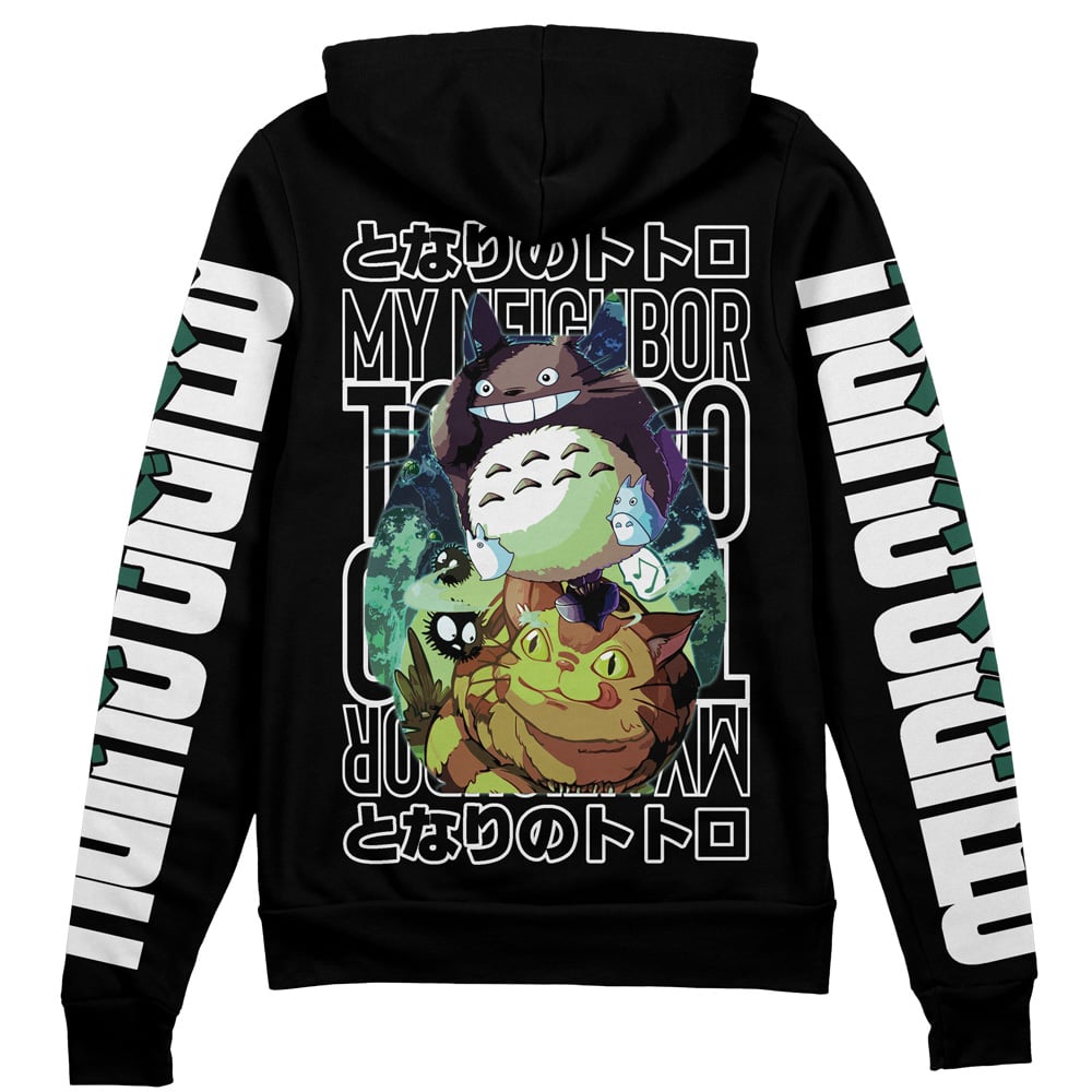 My Neighbor Totoro Studio Ghibli" Streetwear Zip Hoodie Jacket
