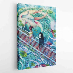 Mythical Spirited Away Studio Ghibli Canvas Print Wall Art - Nysekai