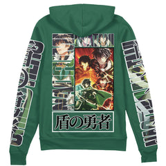 Naofumi Iwatani The Rising of the Shield Hero Streetwear Zip Hoodie Jacket