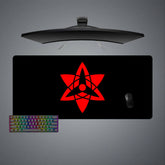 Naruto Sharingen Symbol Size Gaming Mouse Pad - Nysekai
