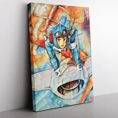 Nausicaa of the Valley of the Wind Studio Ghibli Canvas Print Wall Art - Nysekai