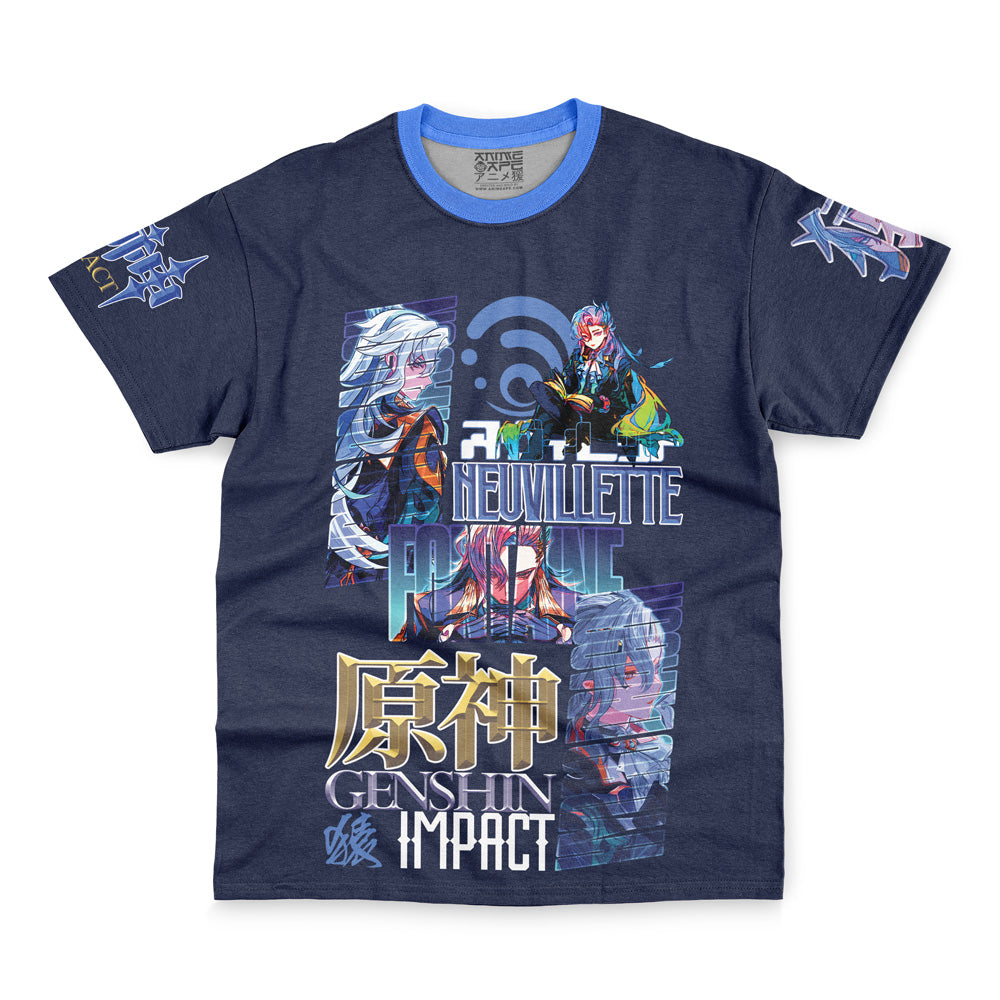Neuvillette Genshin Impact Streetwear T-Shirt