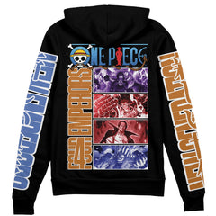 New Yonko One Piece" Streetwear Zip Hoodie Jacket