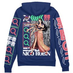 Nico Robin One Piece" Streetwear Zip Hoodie Jacket