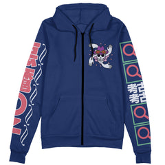 Nico Robin One Piece Streetwear Zip Hoodie Jacket