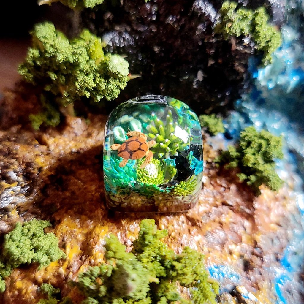 Nysekai "Coral" A Coral Reef Resin Keycap - Nysekai