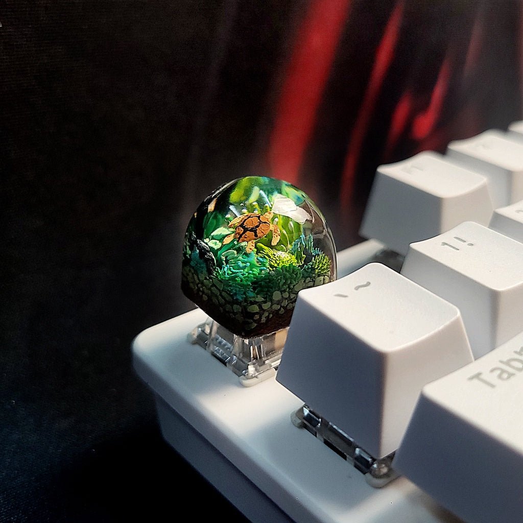 Nysekai "Coral" A Coral Reef Resin Keycap - Nysekai