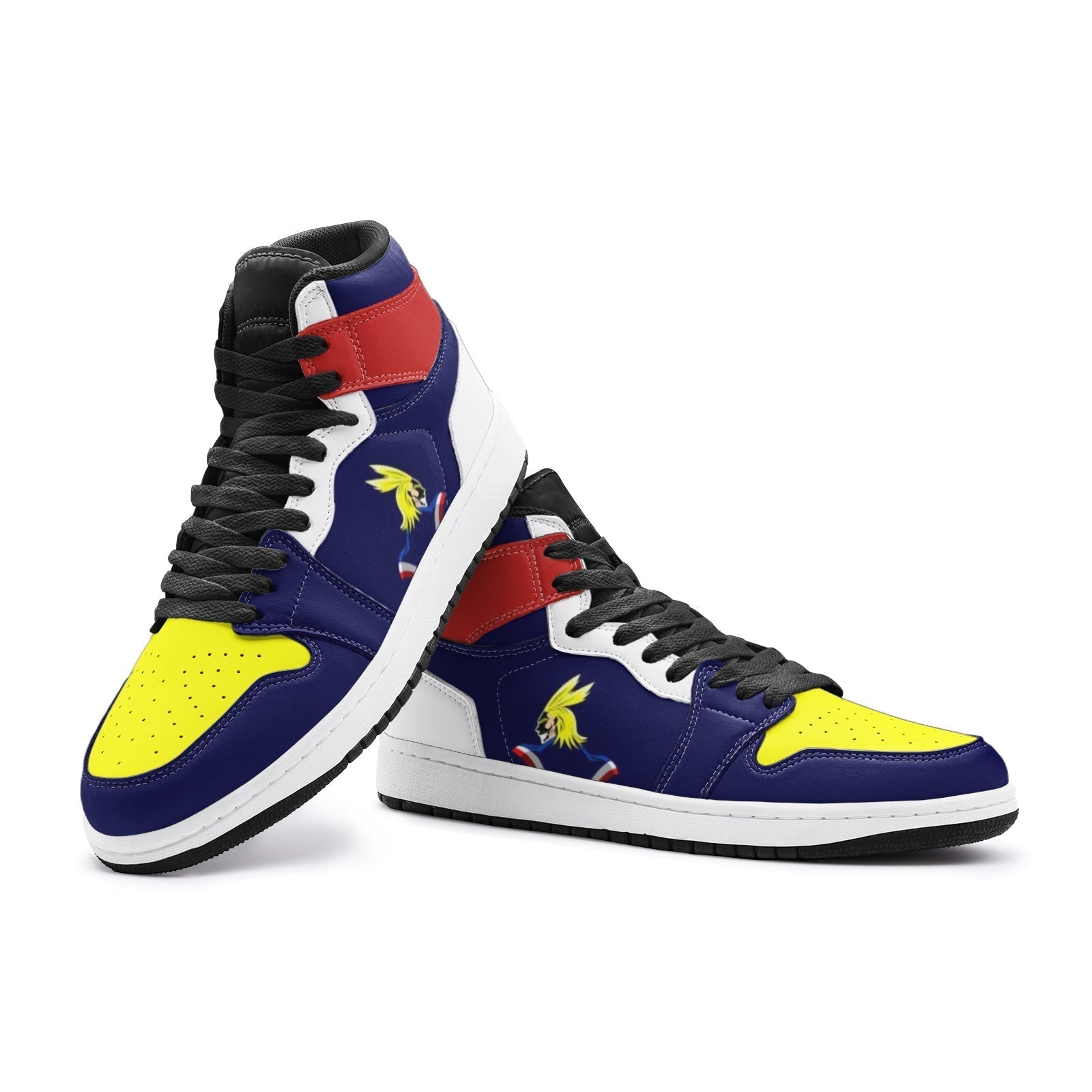 All Might My Hero Academia Mid 1 Basketball Shoes