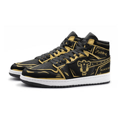 Black Bull Magic Knights Mid 1 Basketball Shoes