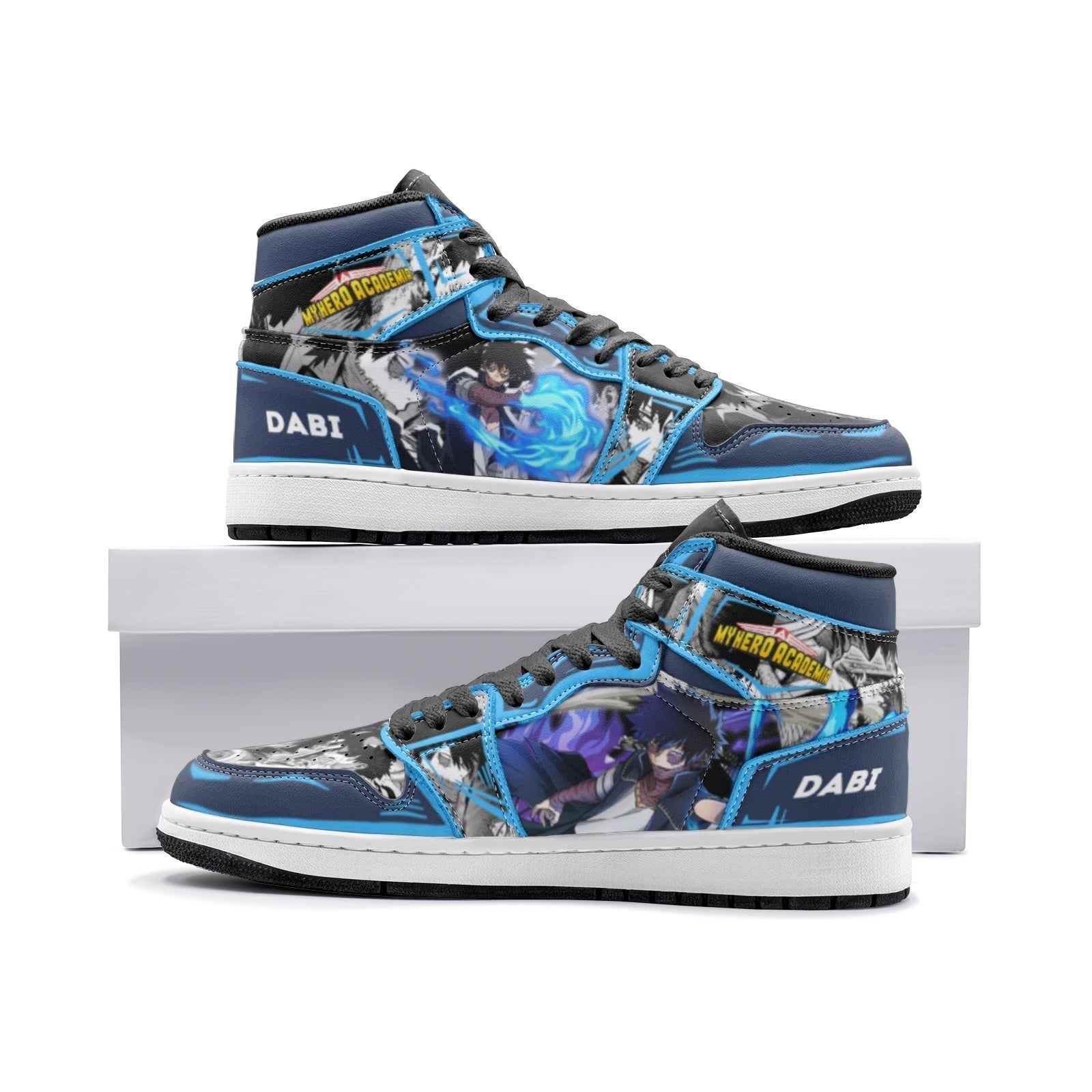 Dabi My Hero Academia V2 Mid 1" Basketball Shoes