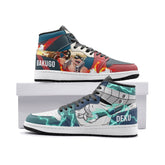 Deku and Bakugo My Hero Academia V2 Mid 1" Basketball Shoes