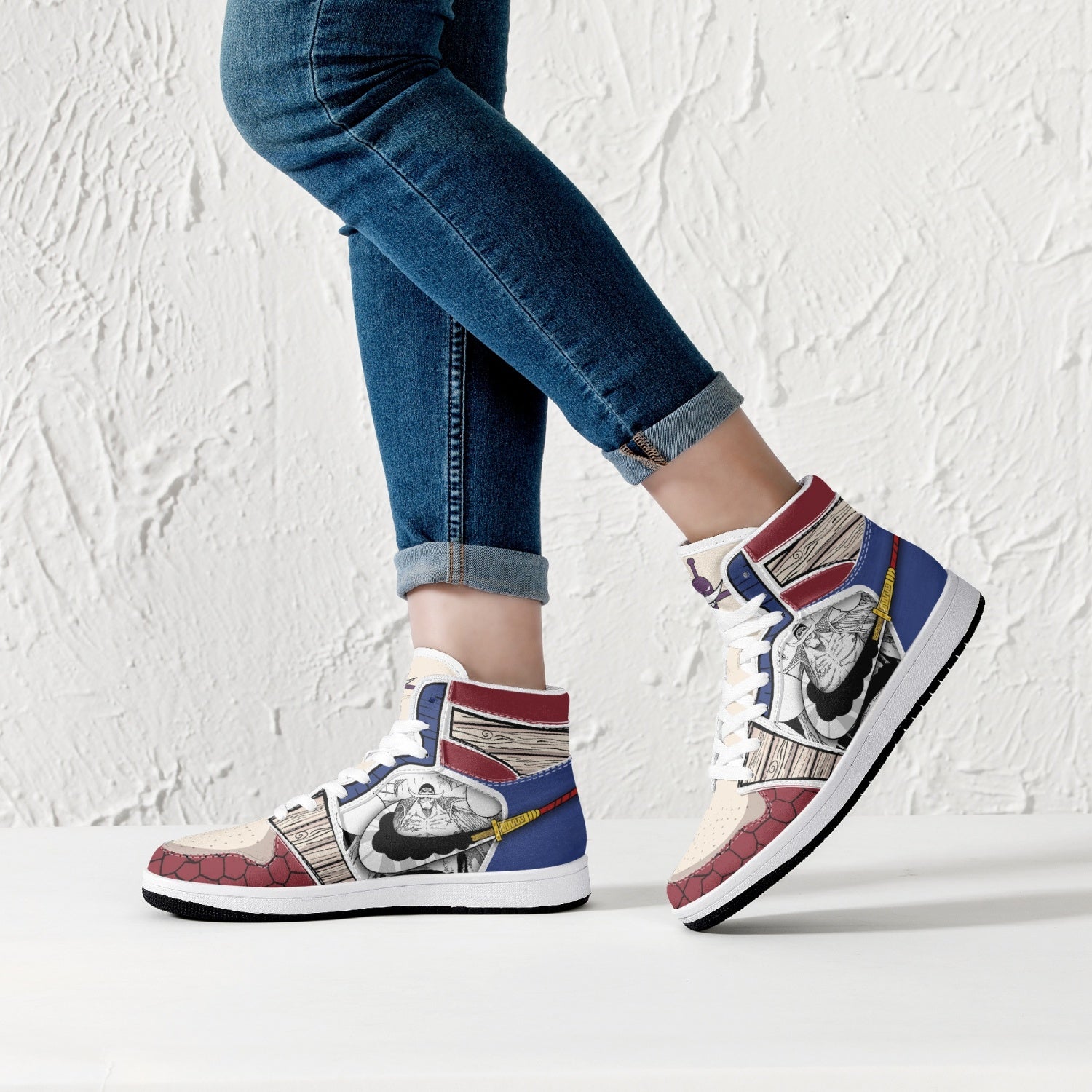Edward Newgate One Piece Mid 1 Basketball Shoes