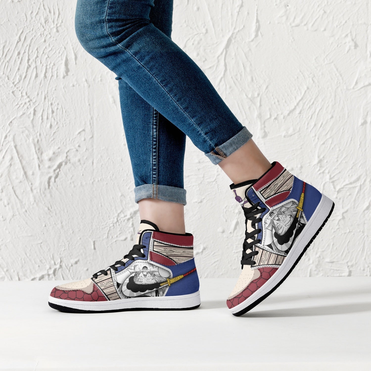 Edward Newgate One Piece Mid 1 Basketball Shoes
