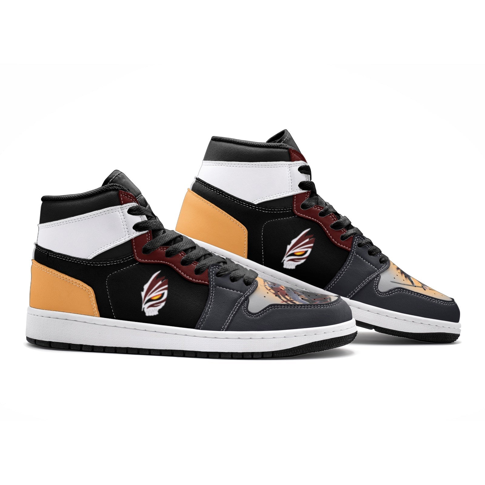 Ichigo Kurosaki Bleach Mid 1 Basketball Shoes