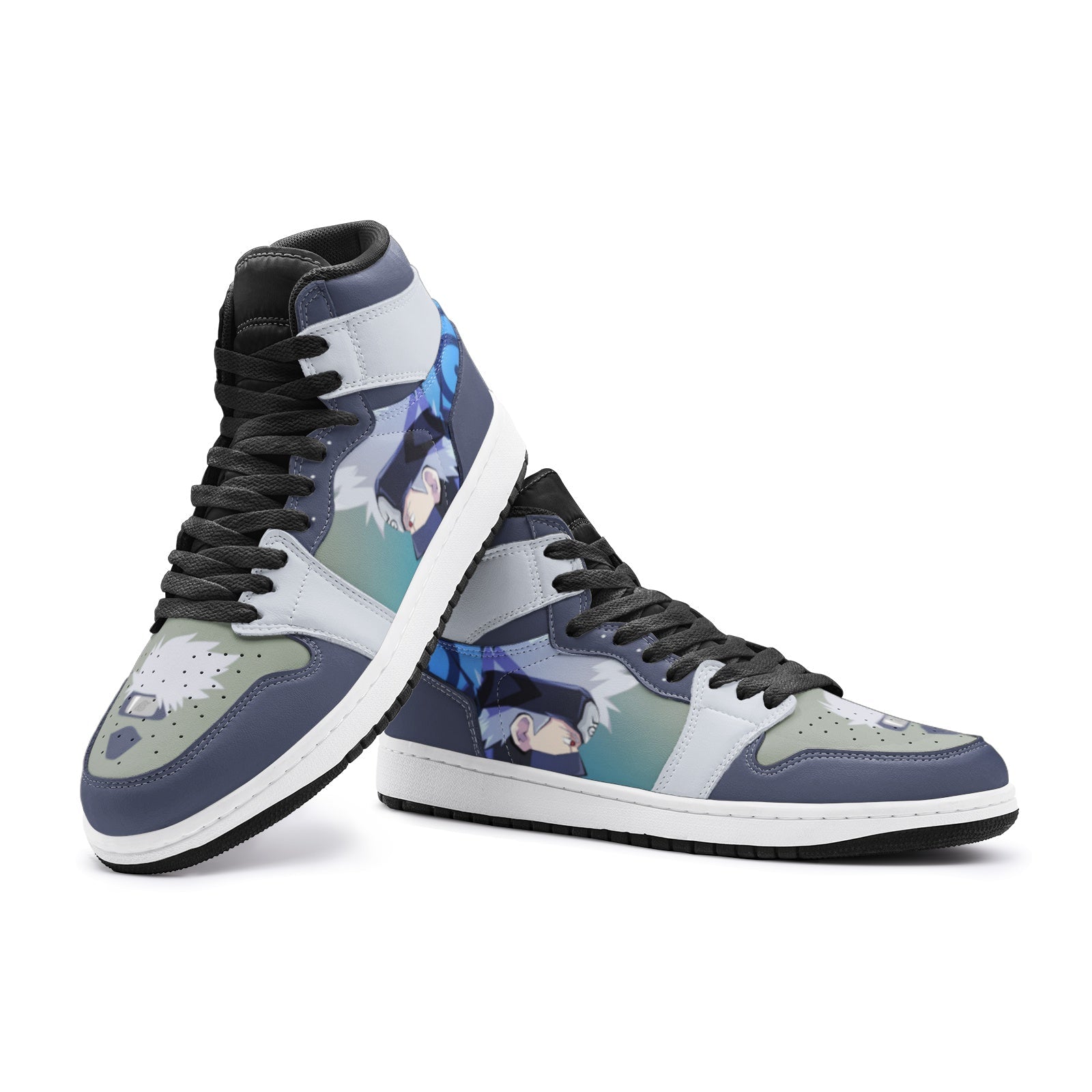 Kakashi Hatake Ninja V2 Mid 1 Basketball Shoes