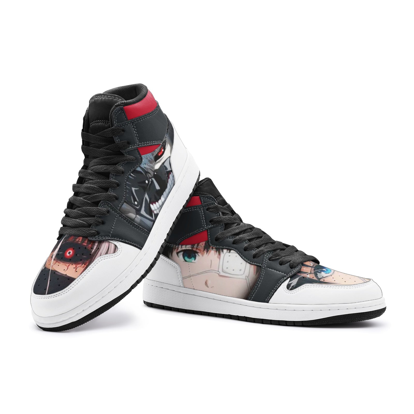Ken Kaneki Tokyo Ghoul V4 Mid 1 Basketball Shoes
