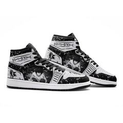 L Lawliet Ryuzaki Desu Noto V2 Mid 1" Basketball Shoes