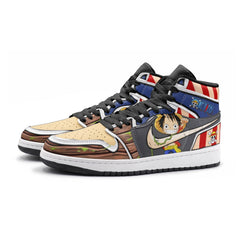 Luffy One Piece V2 Mid 1 Basketball Shoes