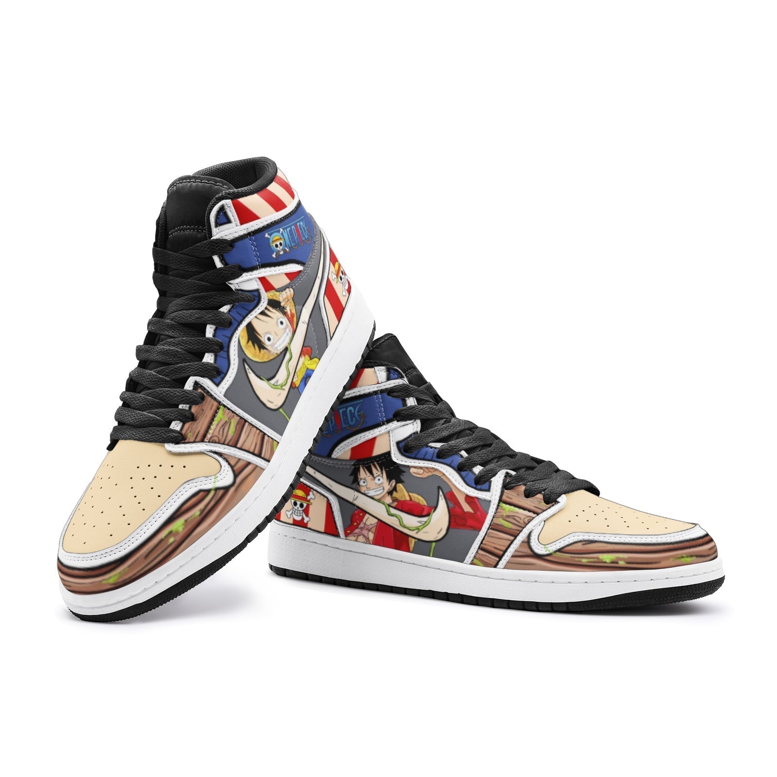 Luffy One Piece V2 Mid 1 Basketball Shoes