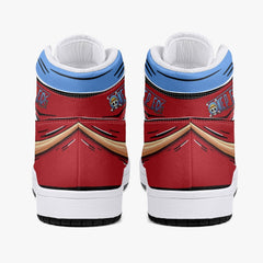 Monkey D. Luffy Fist One Piece Mid 1 Basketball Shoes