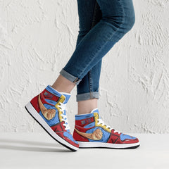 Monkey D. Luffy Fist One Piece Mid 1 Basketball Shoes