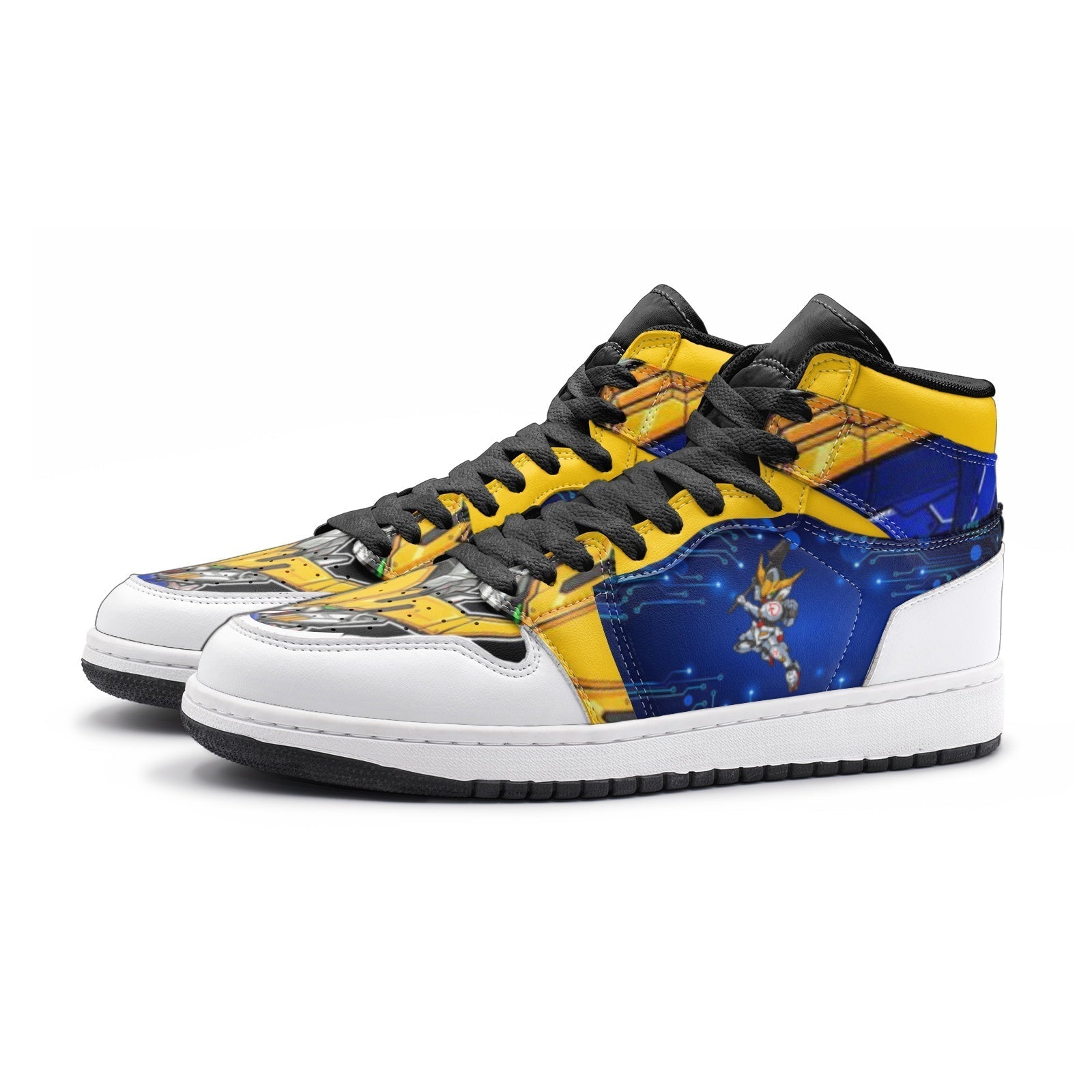 SD Barbatos Gundam Mid 1 Basketball Shoes