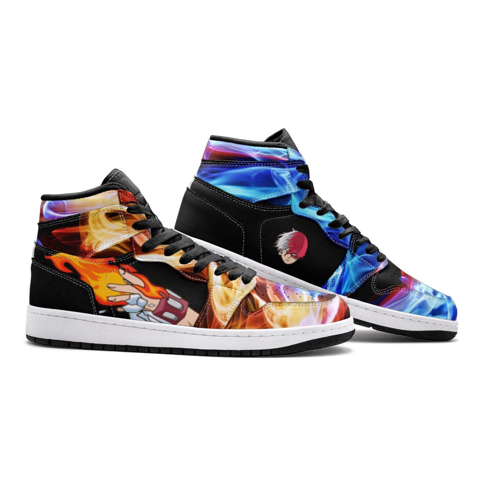 Shoto Todoroki My Hero Academia Mid 1 Basketball Shoes