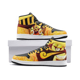 Sun God Luffy One Piece V2 Mid 1" Basketball Shoes