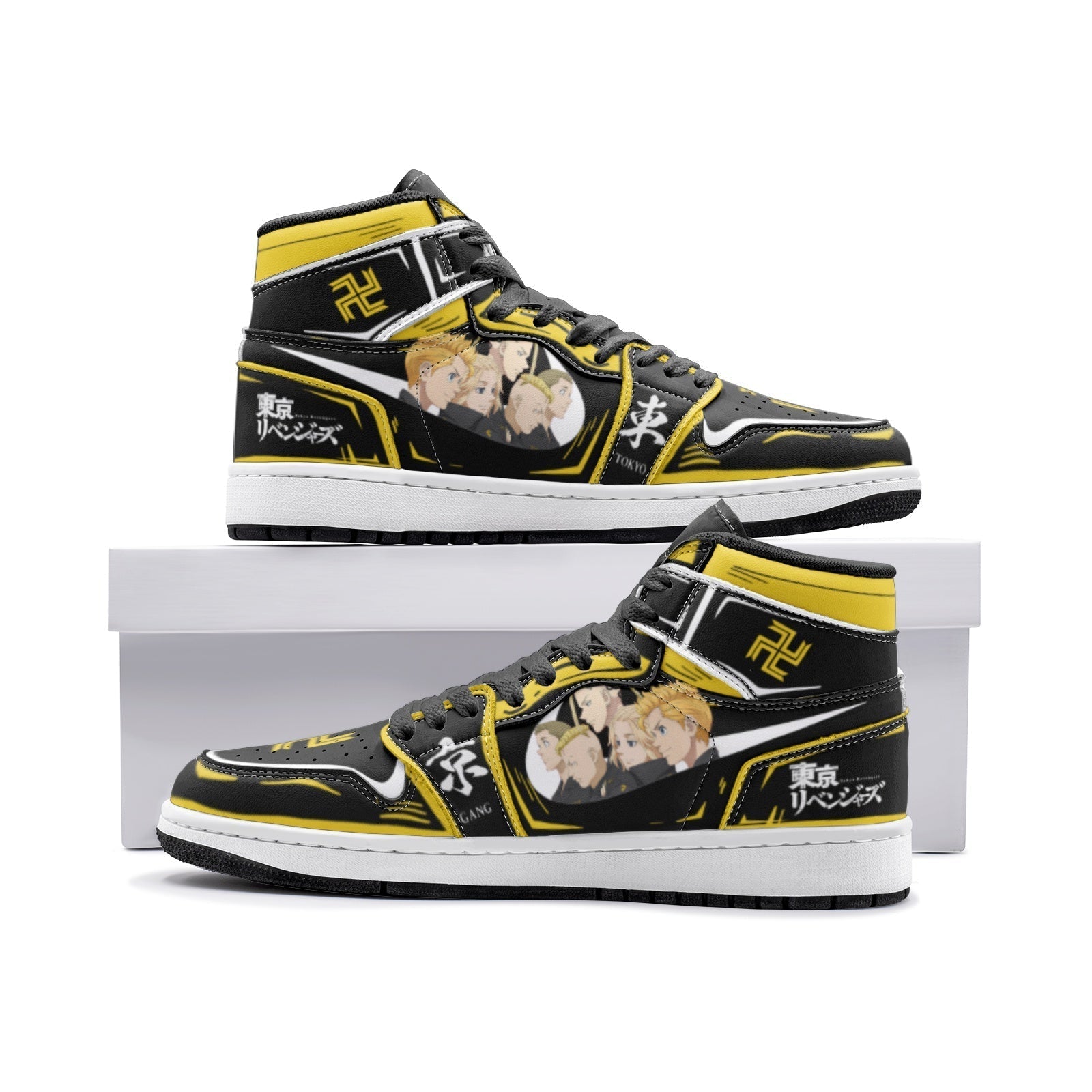 The Tokyo Manji Gang Tokyo Revengers Mid 1" Basketball Shoes