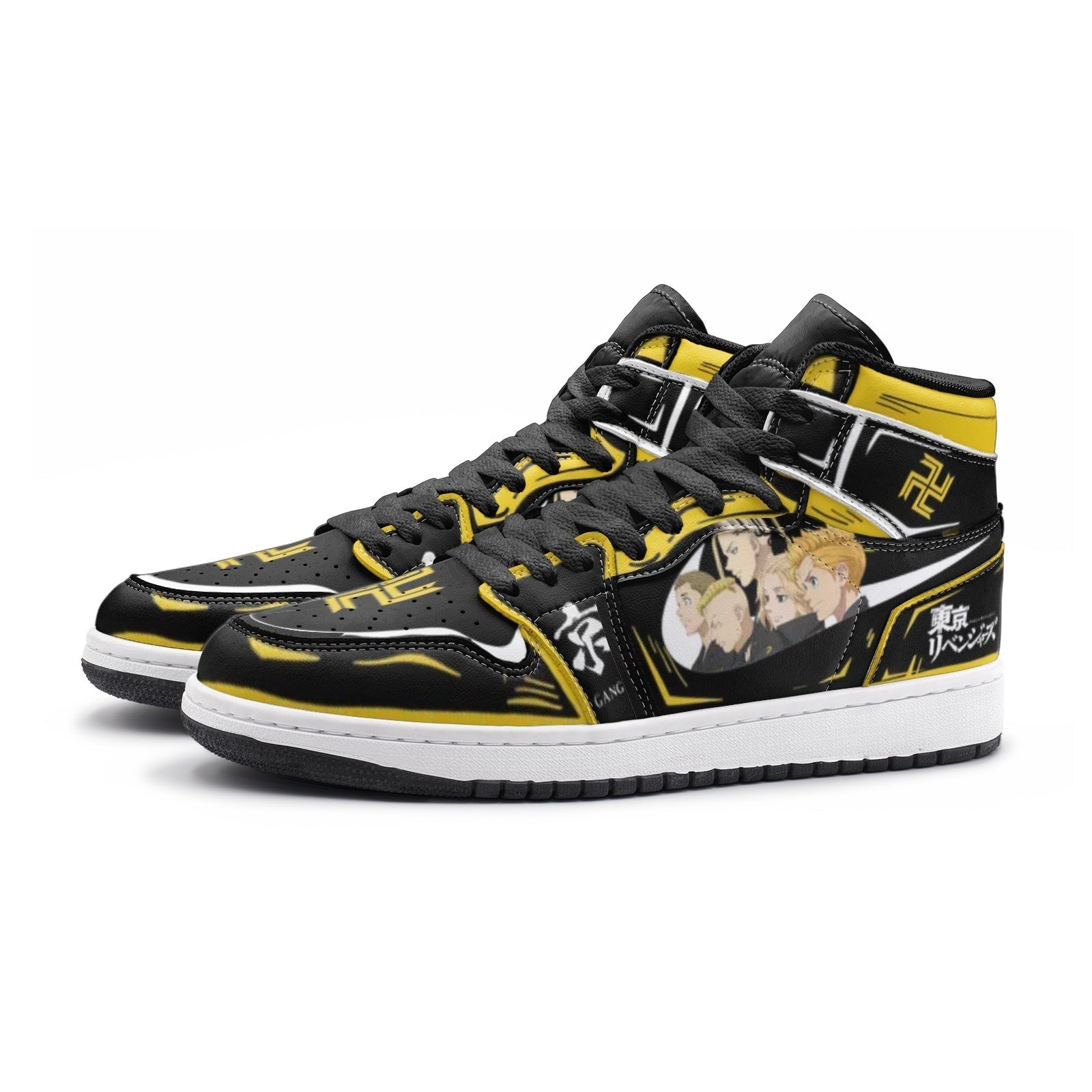 The Tokyo Manji Gang Tokyo Revengers Mid 1 Basketball Shoes