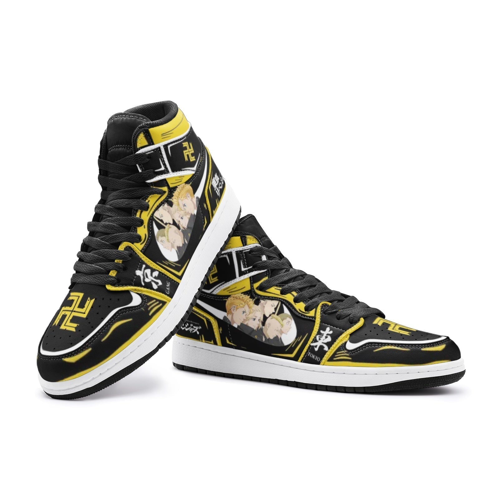 The Tokyo Manji Gang Tokyo Revengers Mid 1 Basketball Shoes