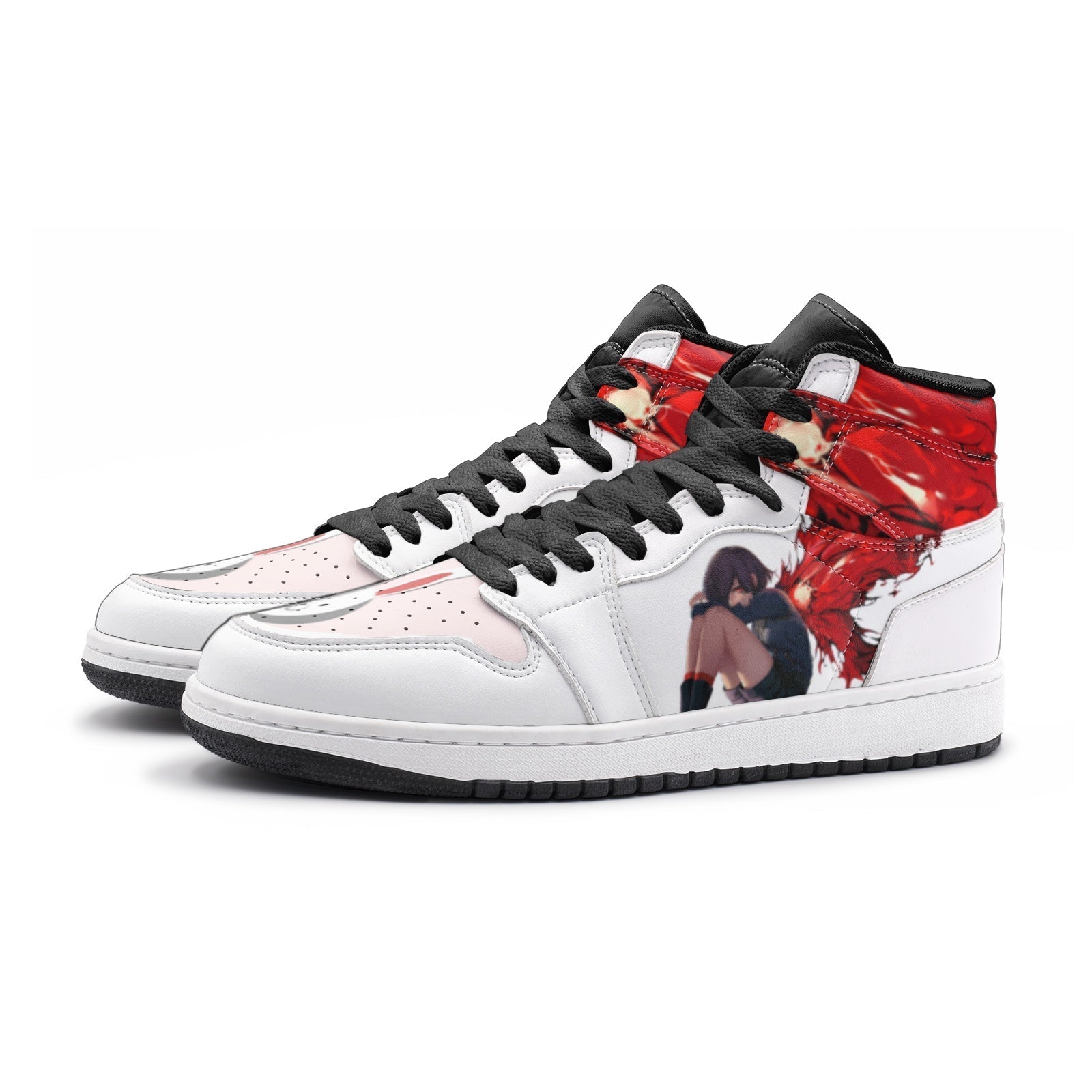 Touka Kirishima Tokyo Ghoul V2 Mid 1 Basketball Shoes