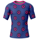 Giorno Giovanna Manga Jojo's Bizarre Adventure Short Sleeve Rash Guard Compression Shirt