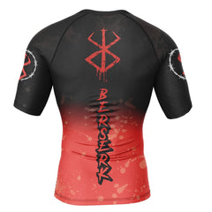 Struggler Berserk Short Sleeve Rash Guard Compression Shirt