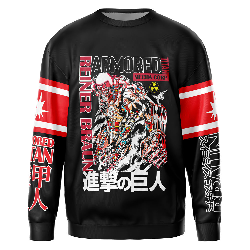 Armored Titan Attack on Titan" Streetwear Sweatshirt