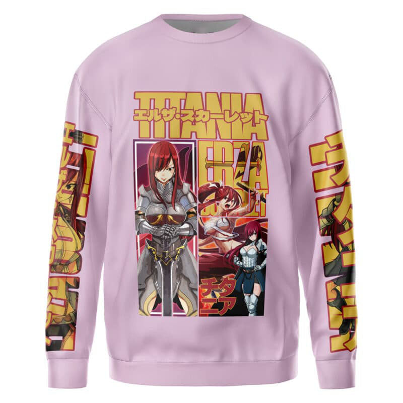 Erza Scarlet Fairy Tail Streetwear Sweatshirt
