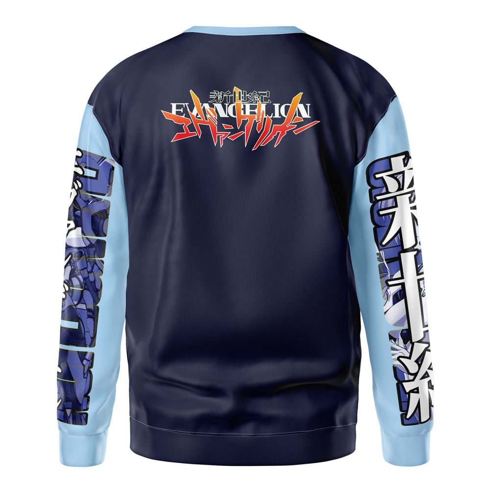 Rei Ayanami x Eva 00 Neon Neon Genesis Evangelion Streetwear Sweatshirt