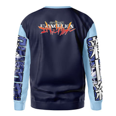 Rei Ayanami x Eva 00 Neon Neon Genesis Evangelion Streetwear Sweatshirt