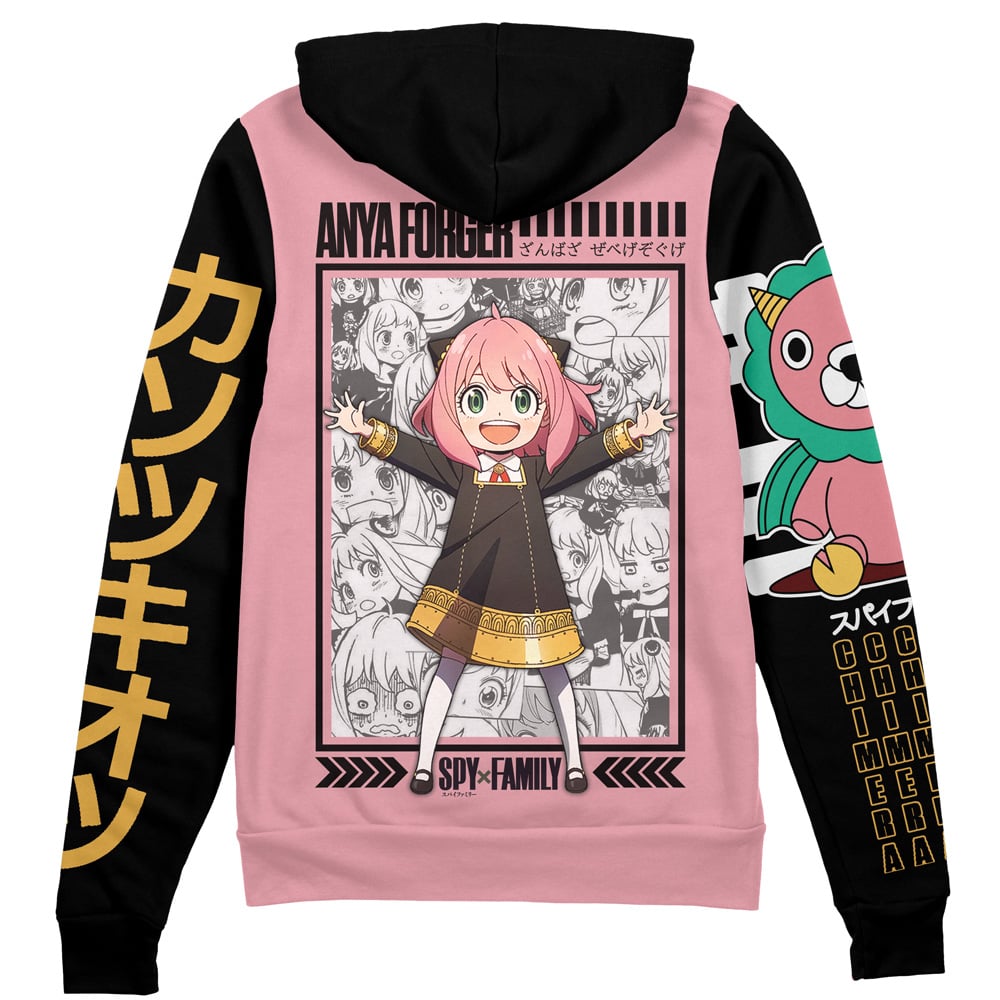 Anya Forger Spy x Family Streetwear Zip Hoodie Jacket
