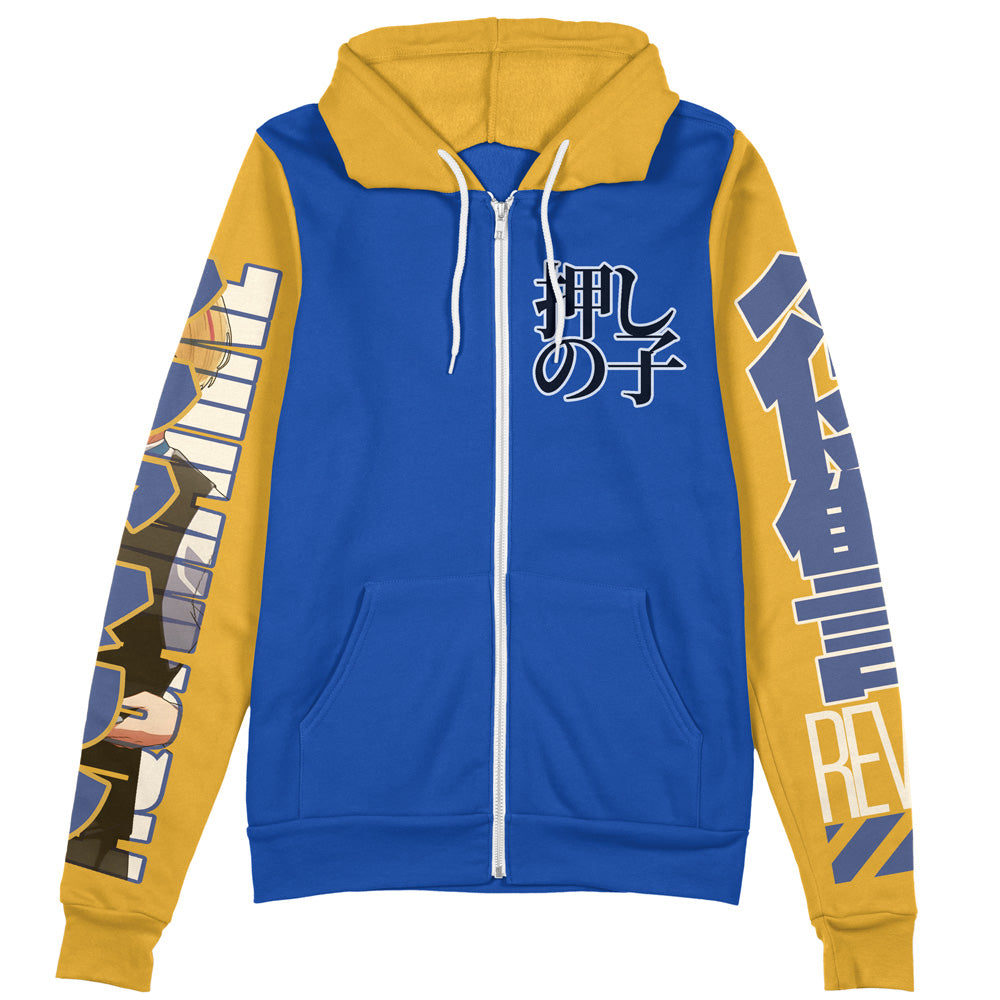 Aqua Hoshino Oshi no Ko Streetwear Zip Hoodie Jacket