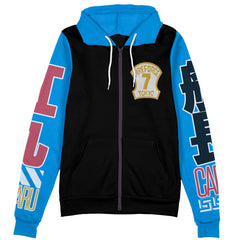Benimaru Shinmon Fire Force Streetwear Zip Hoodie Jacket