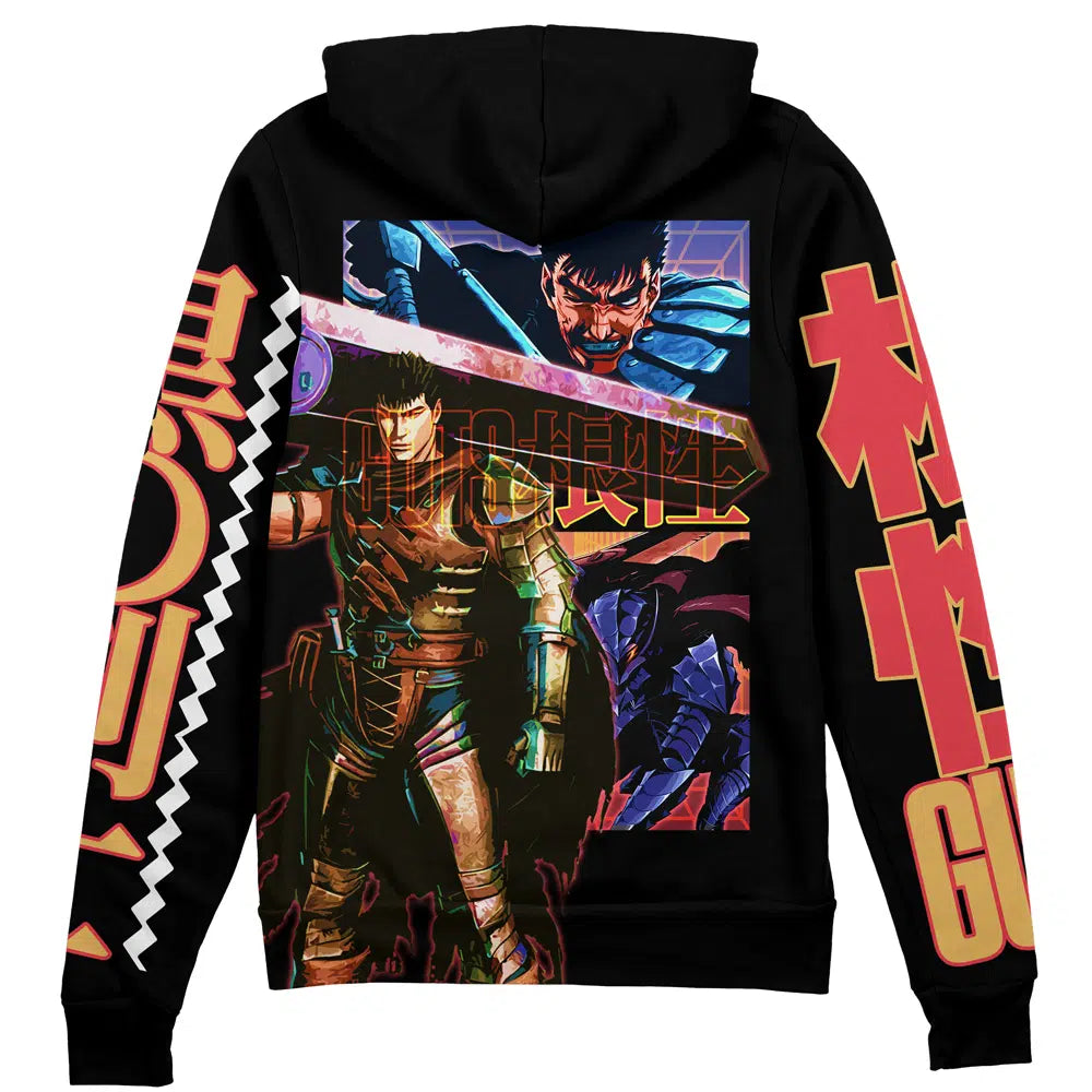 Guts V3 Berserk" Streetwear Zip Hoodie Jacket