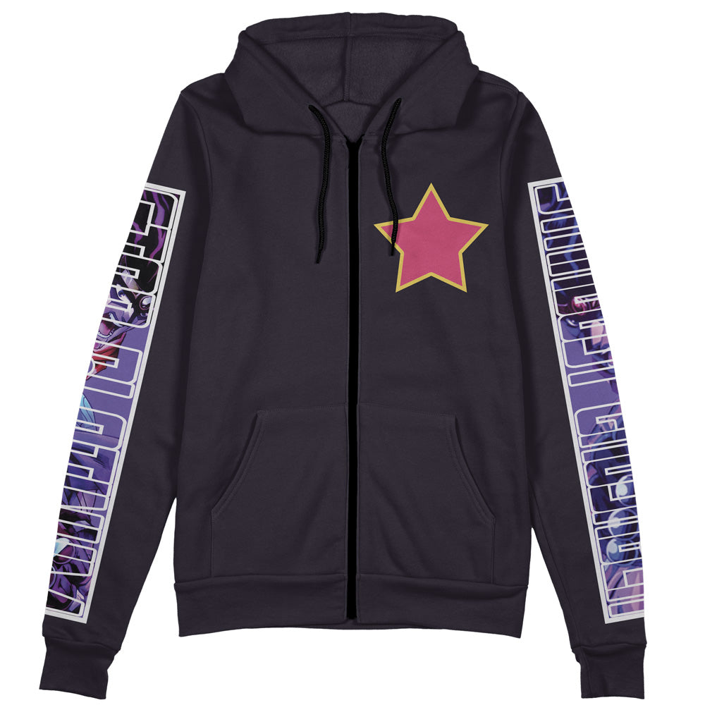 Jotaro Kujo Jojo's Bizarre Adventure Streetwear Zip Hoodie Jacket
