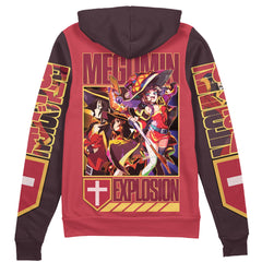 Megumin Konosuba" Streetwear Zip Hoodie Jacket