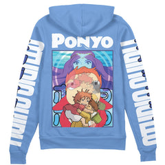 Ponyo Studio Ghibli" Streetwear Zip Hoodie Jacket